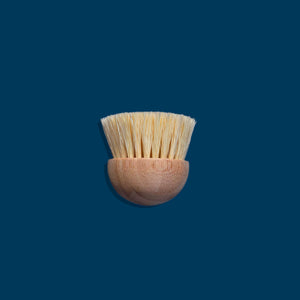 Sqwishful replaceable brush heads are 100% plant-based and made from natural bamboo and sisal with zero plastic or varnish.